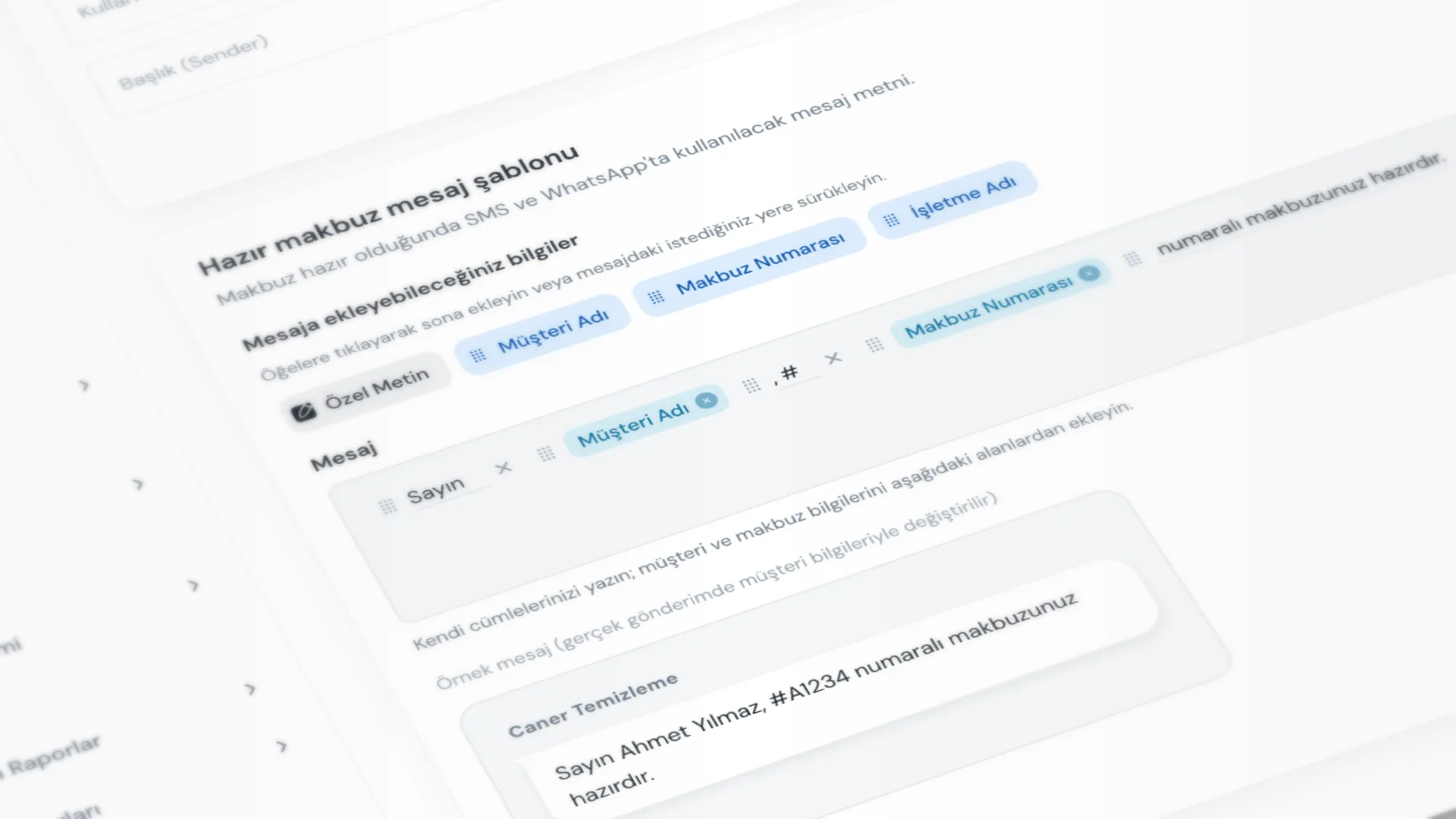 SMS & WhatsApp Bildirimleri